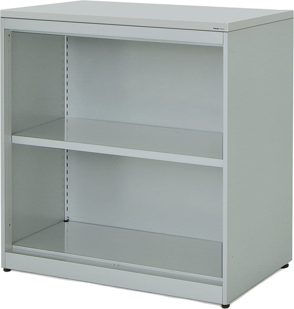 Kombi-Regal, HxBxT 830 x 800 x 432 mm, Kunststoffplatte, 1 Fachboden, lichtgrau mauser
