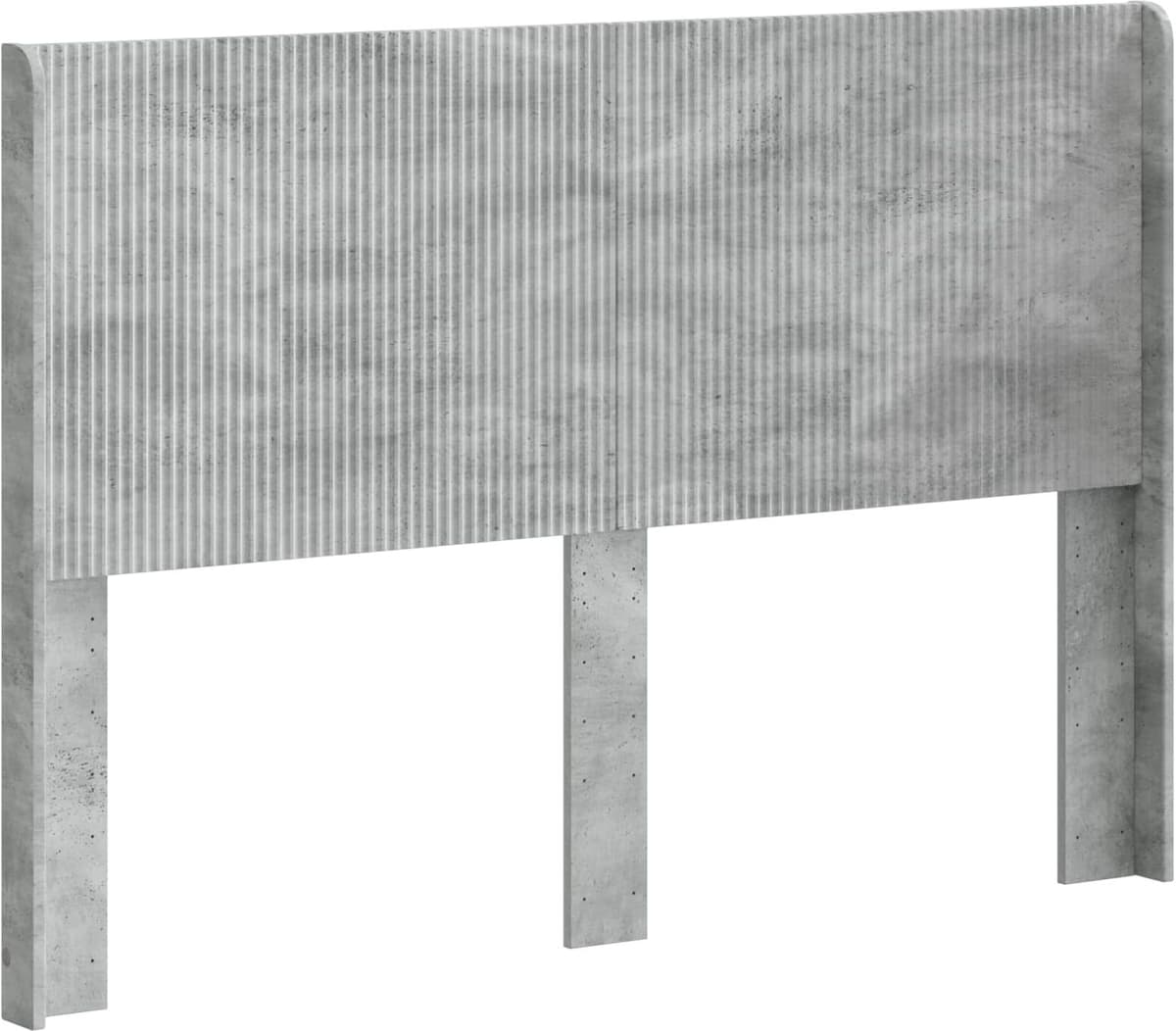 vidaXL Tête de lit Gris béton Bois d'ingénierie