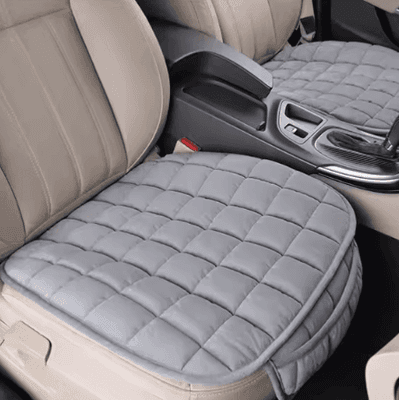 Inspire Curations Universal Winter Car Seat Cushion Cover Anti Slip Breathable Seat Protector Pad For Front Seat gray