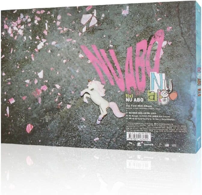 NONE F(x): NU ABO (  Human) Japanese and Korean Pop Songs Fx Album Cd Disc