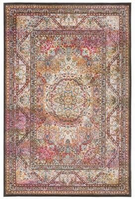 SAFAVIEH Luxor Keritza Boho Medallion Distressed Rug
