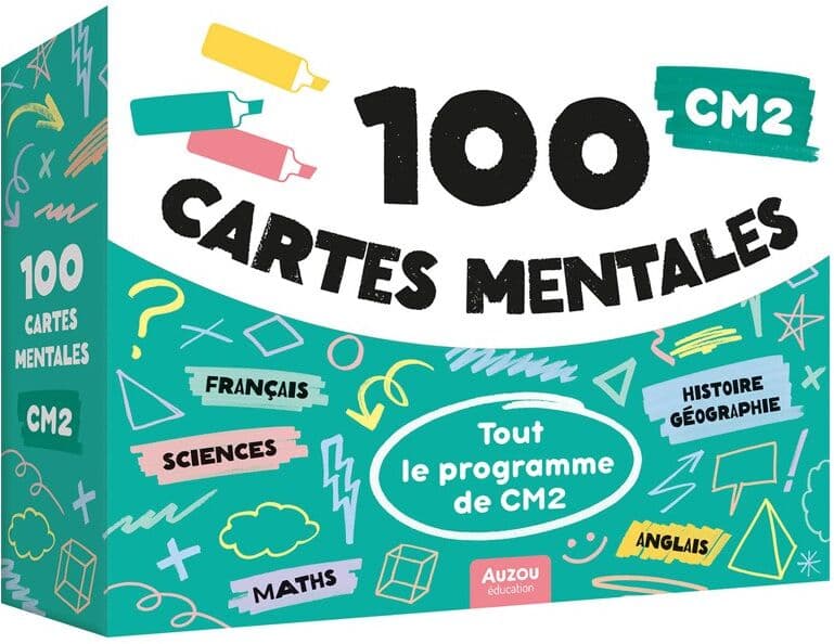 100 cartes mentales : Tout le programme de CM2 - Auzou