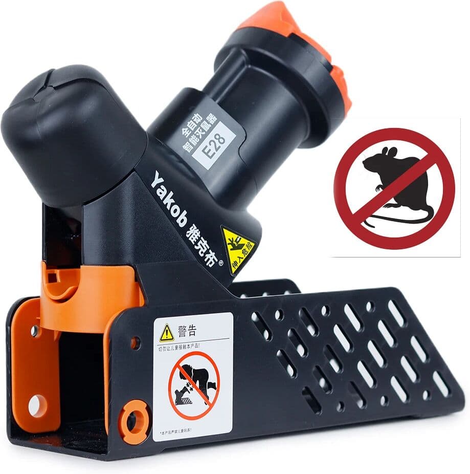 XMSJ Automatic Humane Non-Toxic Rat and Mouse Trap Kit Rat Mouse Multi-catch Trap Machine Without CO2 Cylinders Humane Non-toxic Sma