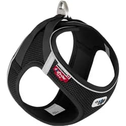 Curli Magnetic Vest Hundegeschirr Air-Mesh Schwarz S (S, Hund, Allgemein), Halsband + Leine