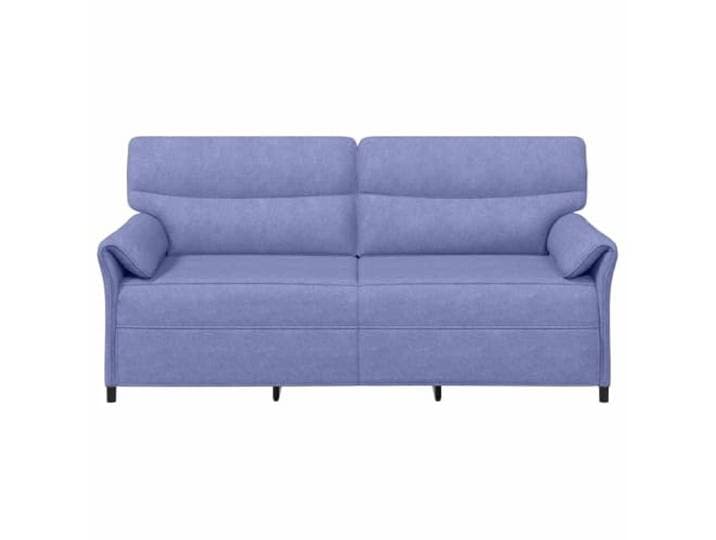 KTHLBRH Sofa aus Polyester mit schwarzen Beinen Verstellbare Armlehnen, Gestell aus Metall, Schaumstoff, für den Innenbereich, 110 kg