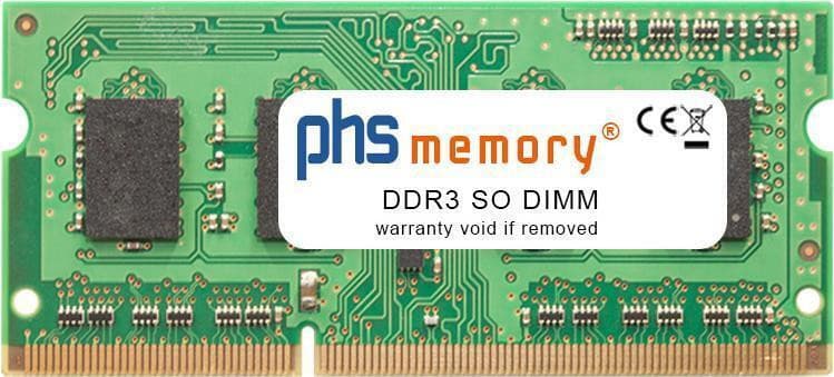 PHS-geheugen 4GB RAM DDR3 SO DIMM 1600MHz PC3L-12800S voor Asus ZenBook Pro UX501JW-FI324T (SP181320)