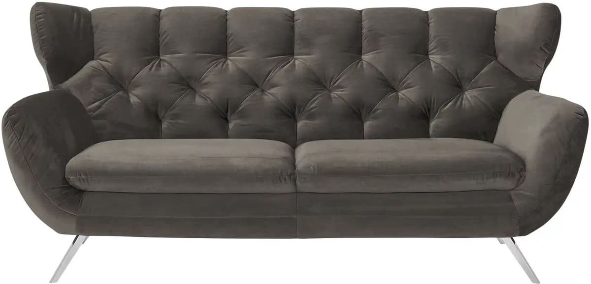 Jette Home Sofa  Caldara ¦ grau ¦ Maße (cm): B: 200 H: 94 T: 95.0