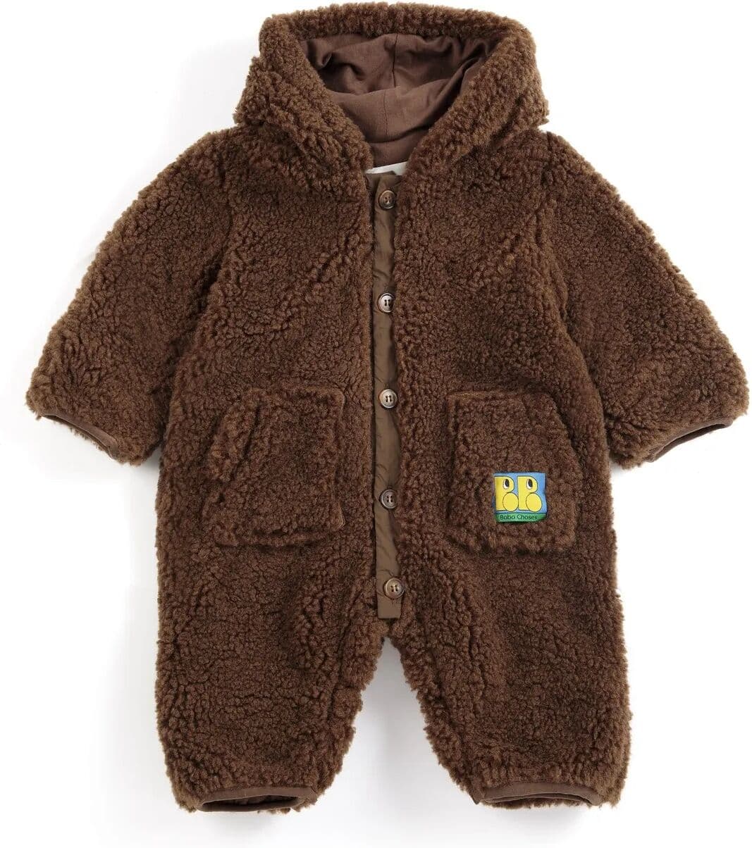 Bobo Choses Pilote Façon Sherpa Fibres Recyclées Marron 12 mois