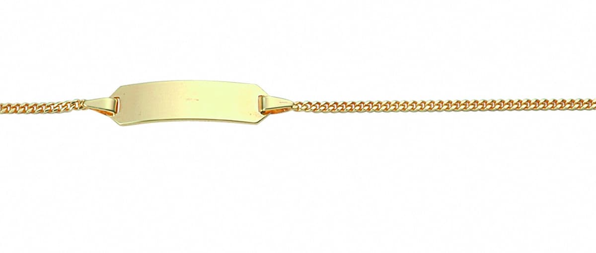 ID Armband ADELIA´S "14 cm ID - Armband 333 Gold ( 8K )", gold, Armbänder, Damen, 14cm, Gold, Goldarmband