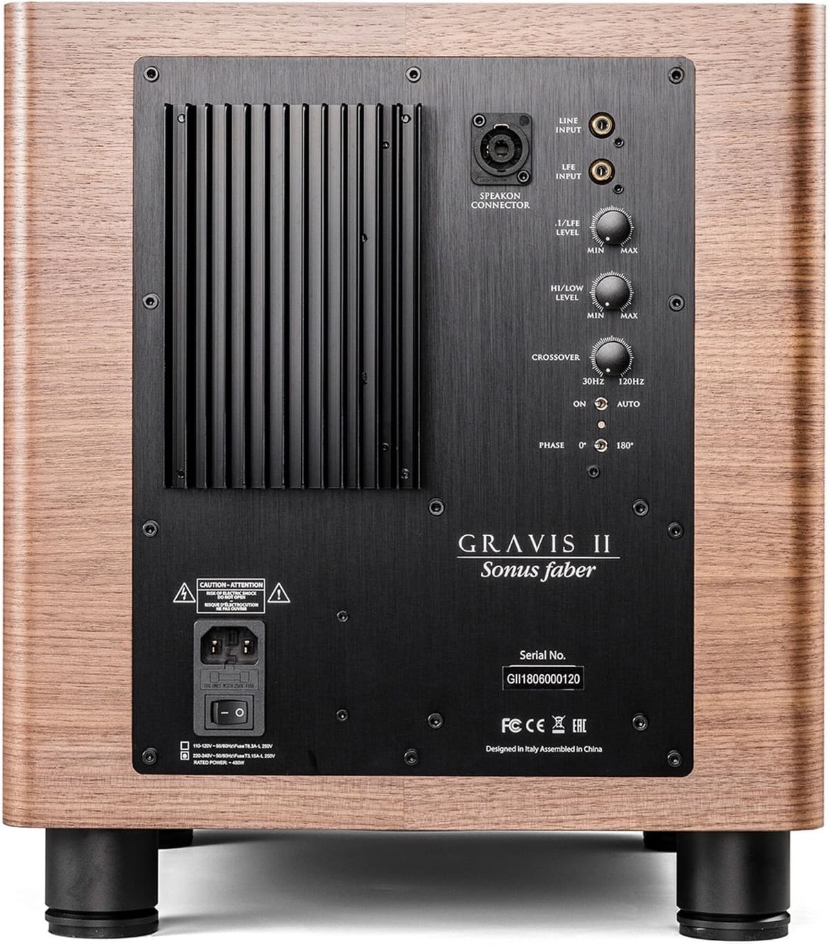 Sonus Faber Gravis Ii Subwoofer 10" - Sort Høyglans