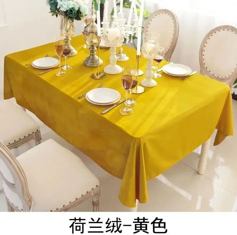 NONE meter Vertical To The Ground Velvet Tablecloth Square Rectangular Conference Tablecloth Exhibition Table Cover Cloth