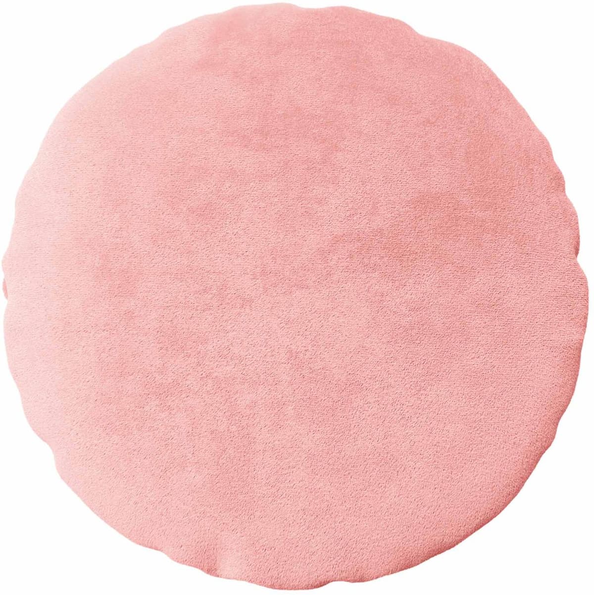 vidaXL Housse de coussin 2 pcs HEERLEN Rose Ø 30 cm Flanelle