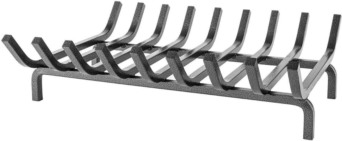 la ferrotecnica Braciere a 9 Barre 50x40x14 cm in Ferro Quadro 14 mm Grigio Martellato...