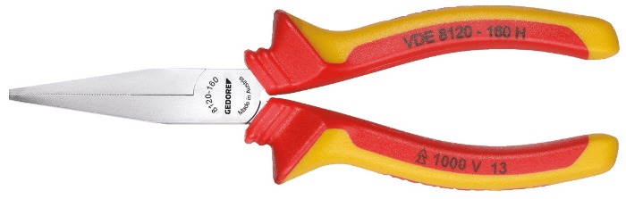 Gedore Vde-Flatang Med Vde-Isolasjonshylser - Vde 8120-160 H