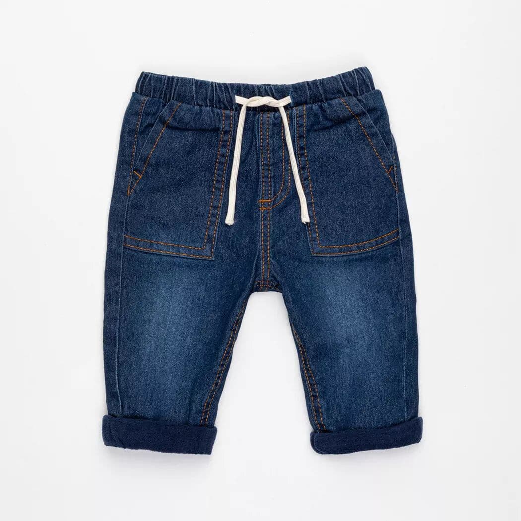 Manor Baby - Thermohose, Regular Fit, 74, Blau Denim