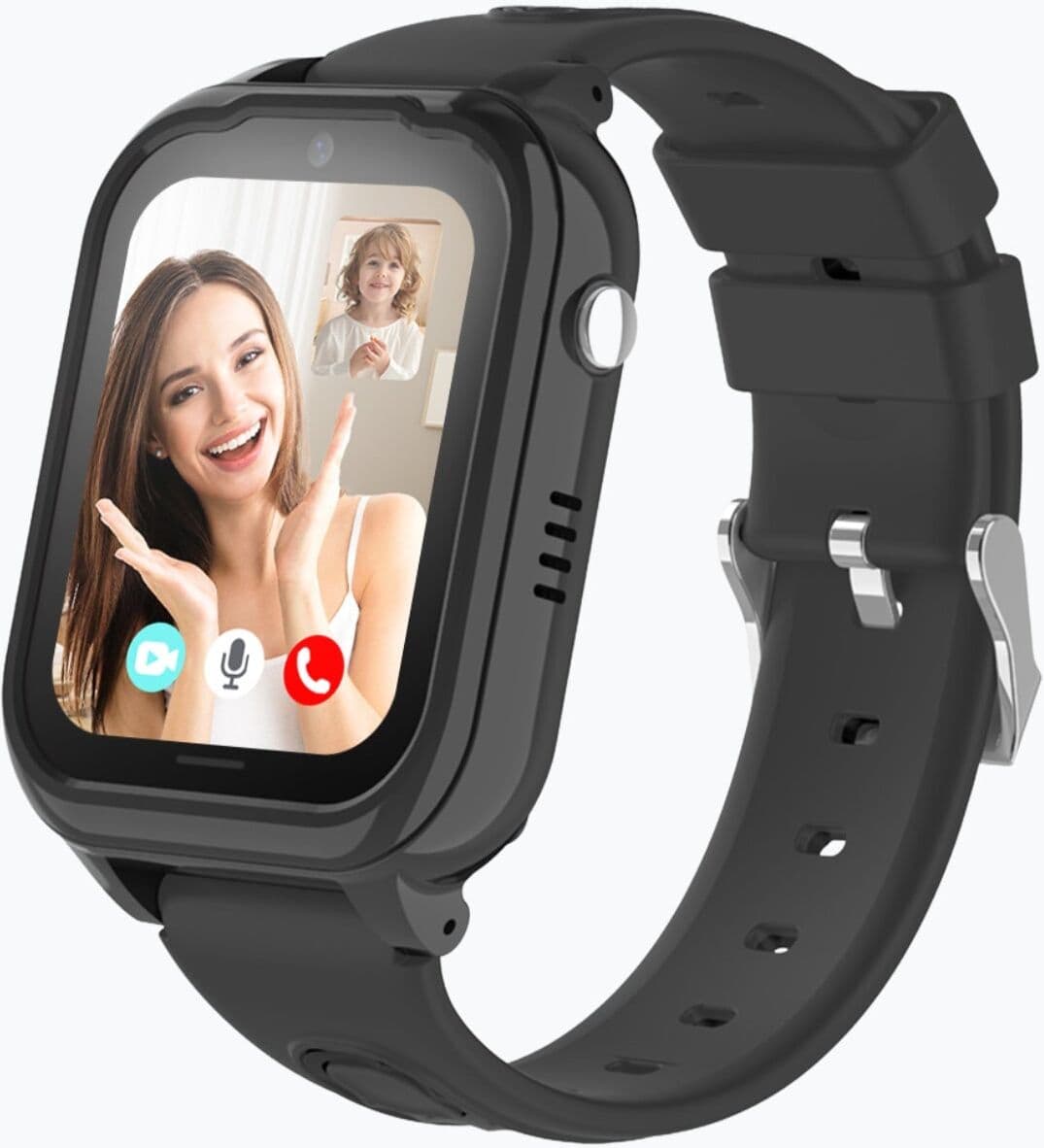 Protectly® GPS Horloge Kind Met Simkaart - SOS-Knop - Smartwatch Kinderen - Smartwatch Kind - GPS Tracker Kind - 4G - Videobellen - HD Camera - Whatsapp en SMS - Elke polsmaat - Incl. Simkaart