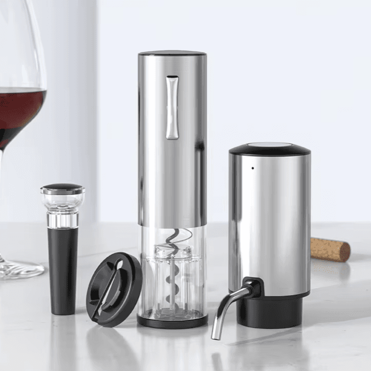 MXM Set desfăcător electric de vin WS-02 cu accesorii