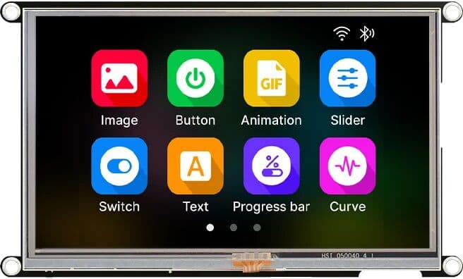Guition ESP32S3 8M PSRAM 16M FLASH 5-inch IPS 800*480 high-definition LCD display module Capacitive touchwith WIFI and Bluetooth