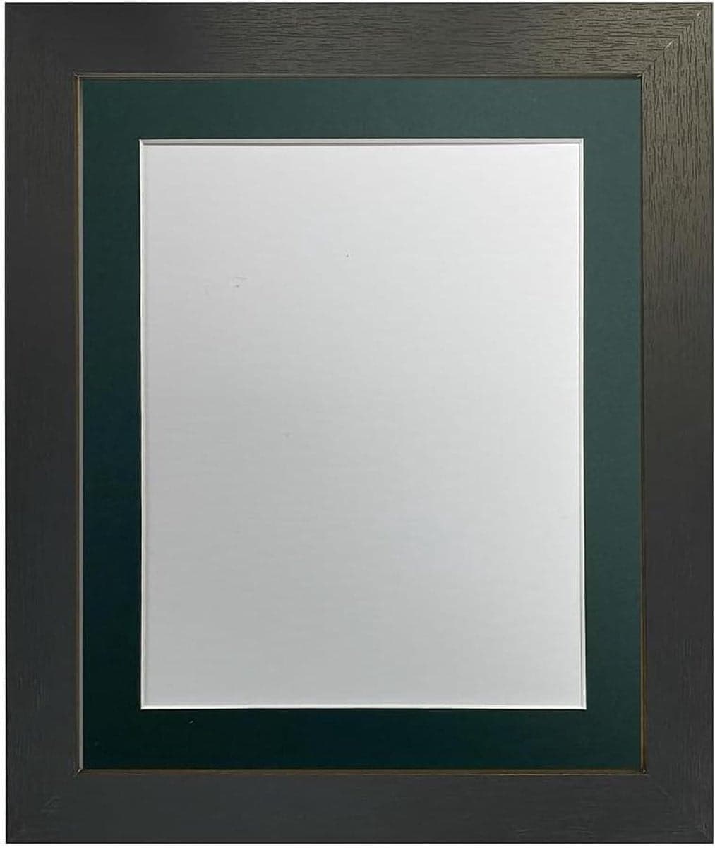 Klassieke Fotolijst met Passe-partout voor A1 of A2 afbeelding - MDF - Zwart Groen
