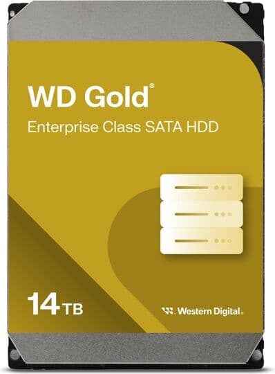 Western Digital Gold Enterprise 14TB 3.5" SATA III 512MB Cache WD142KRYZ
