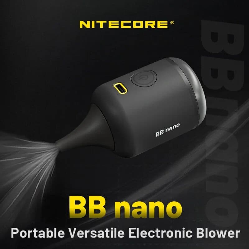 NONE Nitecore BB Nano Electronic Blower Baby Photography Blower Multi Function Portable Air Blower for Camera Lens VS Nitecore BB2