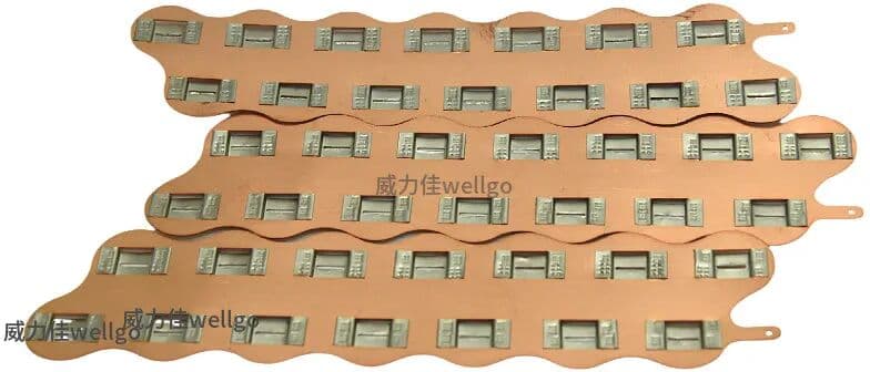WLG 20s6p Copper Busbar Spot Starting Power Supply, Battery Connector, High Current With Pole Ears, Copper Electric Motorcycle