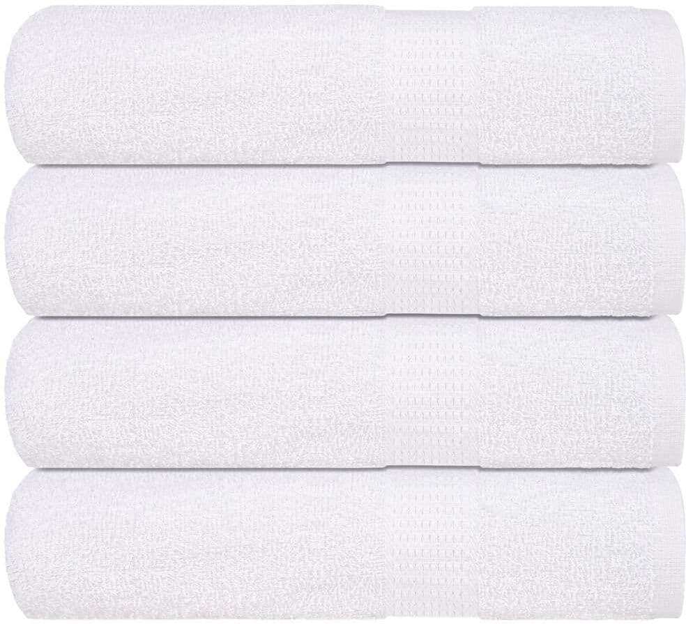 vidaXL Essuie-mains FROGN 4 pcs blanc 50x100 cm 360 g/m²