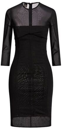 Pinko Vestido midi Mujer Negro 34 Mujer