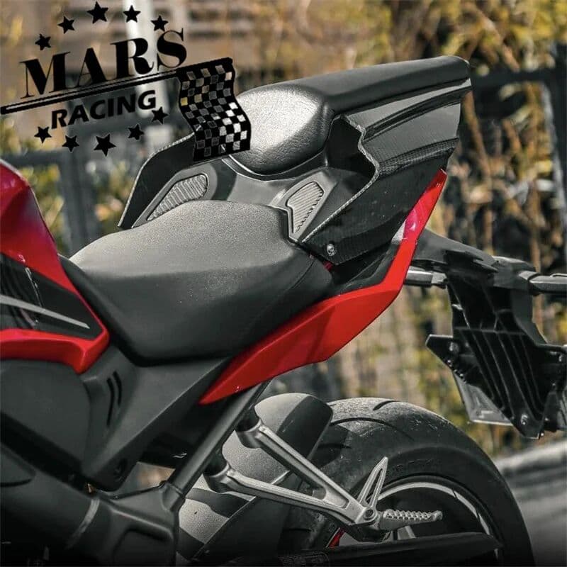 HUIXIURACING For HONDA CB650R CBR650R 2019-2023 Motorcycle Fender Rear Seat Cover Tail Section Fairing Cowl Rear seat mudguard Rubber Pad