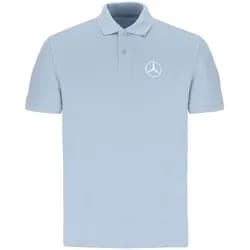 Mercedes-Benz Truck Herren Poloshirt hellblau Größe S MBT0263S - S