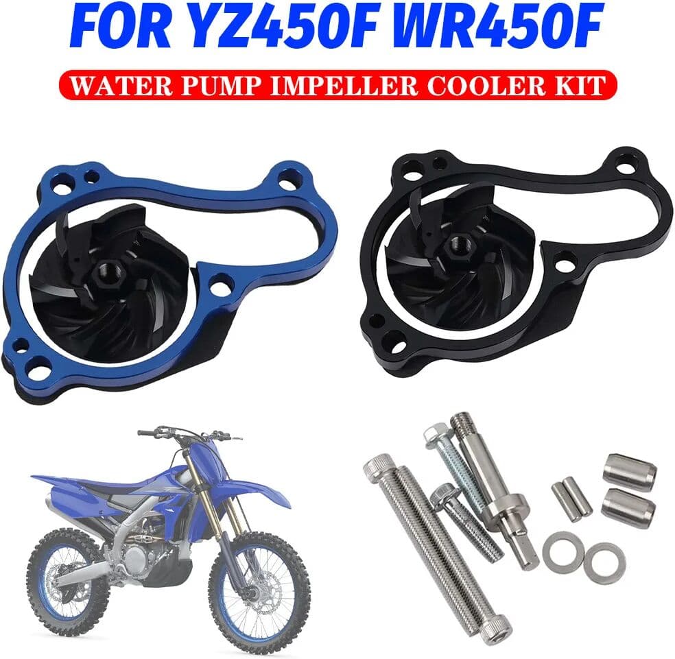 NONE Oversized Water Pump Cooler Impeller Spacer Kit For YAMAHA YZ450f YZ450FX YZ 450 F FX WR450F WR 450F 2016 - 2024 Accessories