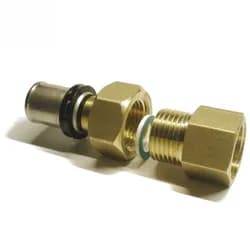 Sanpro Pressfitting Übergangsverschraubung Innengewinde, Größe 16x2 - Gewinde 3/4"