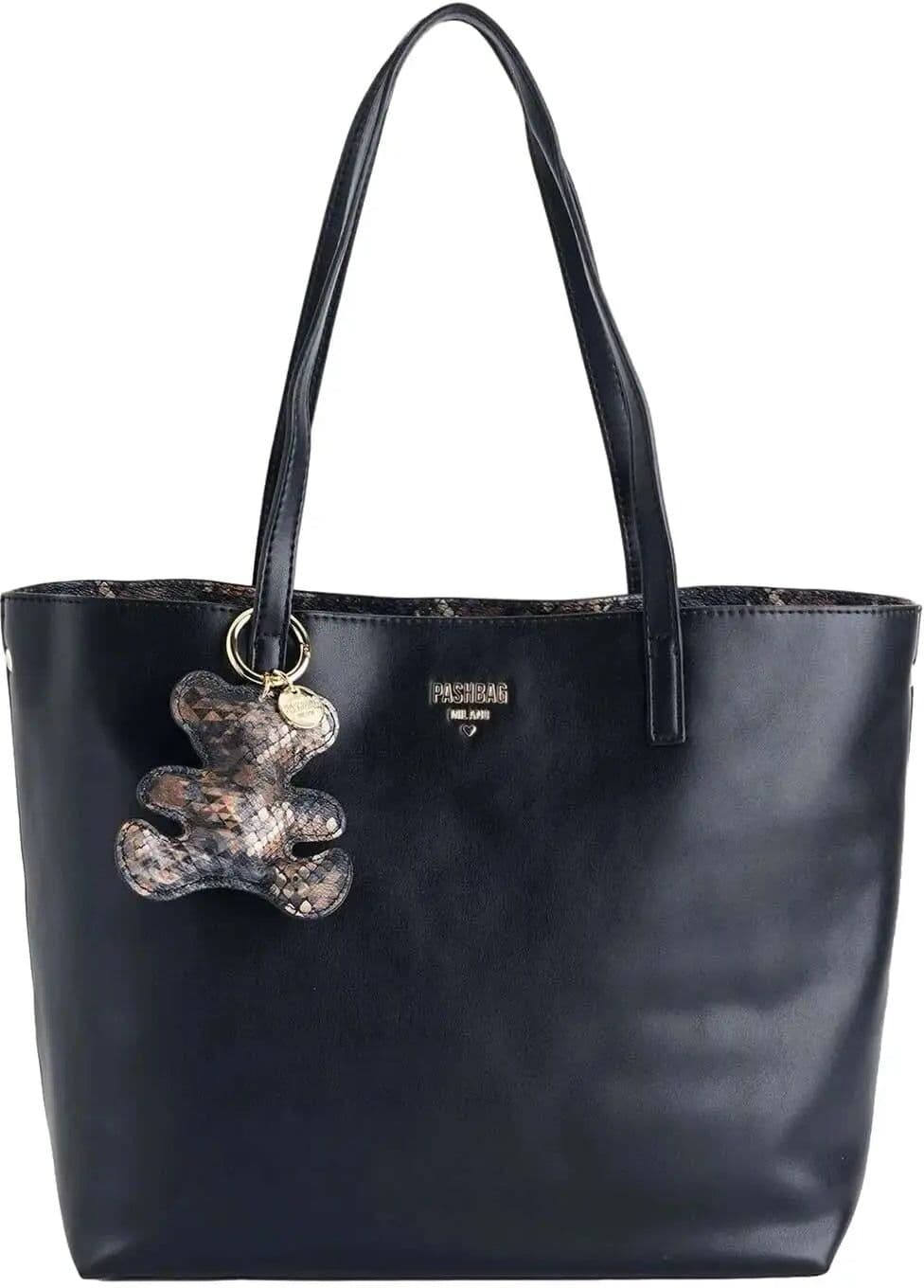 Pash Bag Borsa A Spalla Donna Nero 20238-Ven-W6b-P
