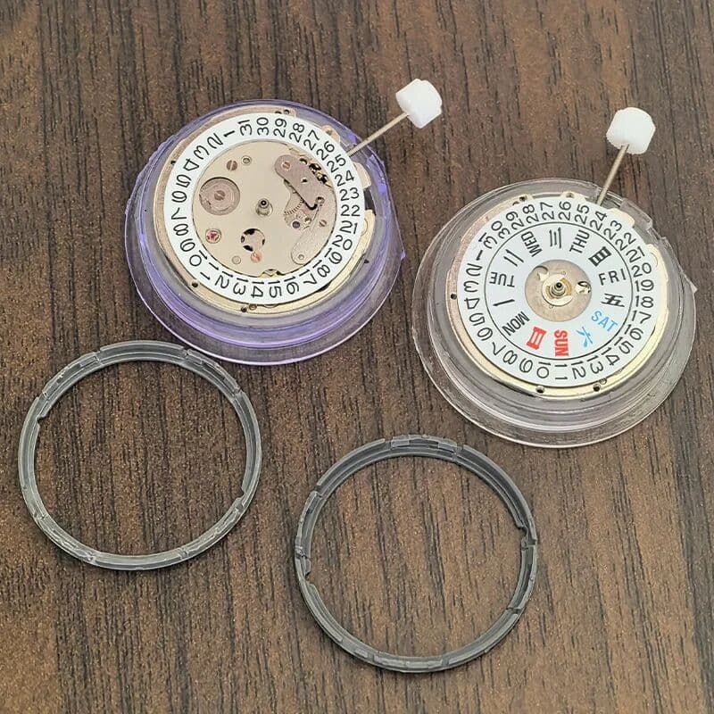 XEMIKS China NH35 NH36 Hangzhou 2553 2565 Mechanical Movement with Movement Holder Fit NH35 NH36 Watch Case Date Calendar High Accuracy