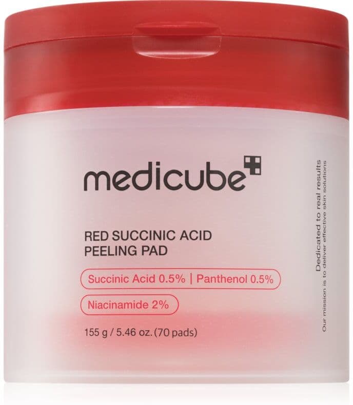 medicube Red Succinic Acid Peeling Pad płatki złuszczające do skóry problemowej 70 szt.