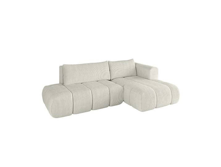ECKSOFA Ottomane Rechts CLOUD-L 280x185x90 Creme Cord