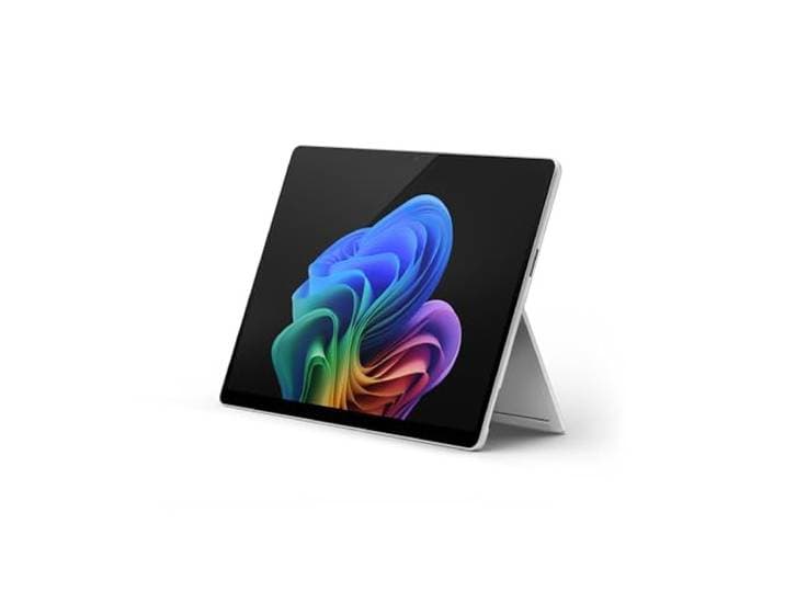 Microsoft Surface Pro, Copilot+ PC, 13 inch OLED touchscreen, Snapdragon X Elite, 16 GB RAM, 1TB SSD, model 11e editie, platina, voeding niet inbegrepen