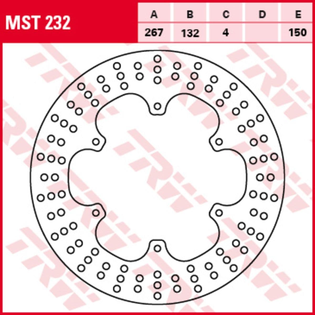 Disco de freno TRW MOTO MST232