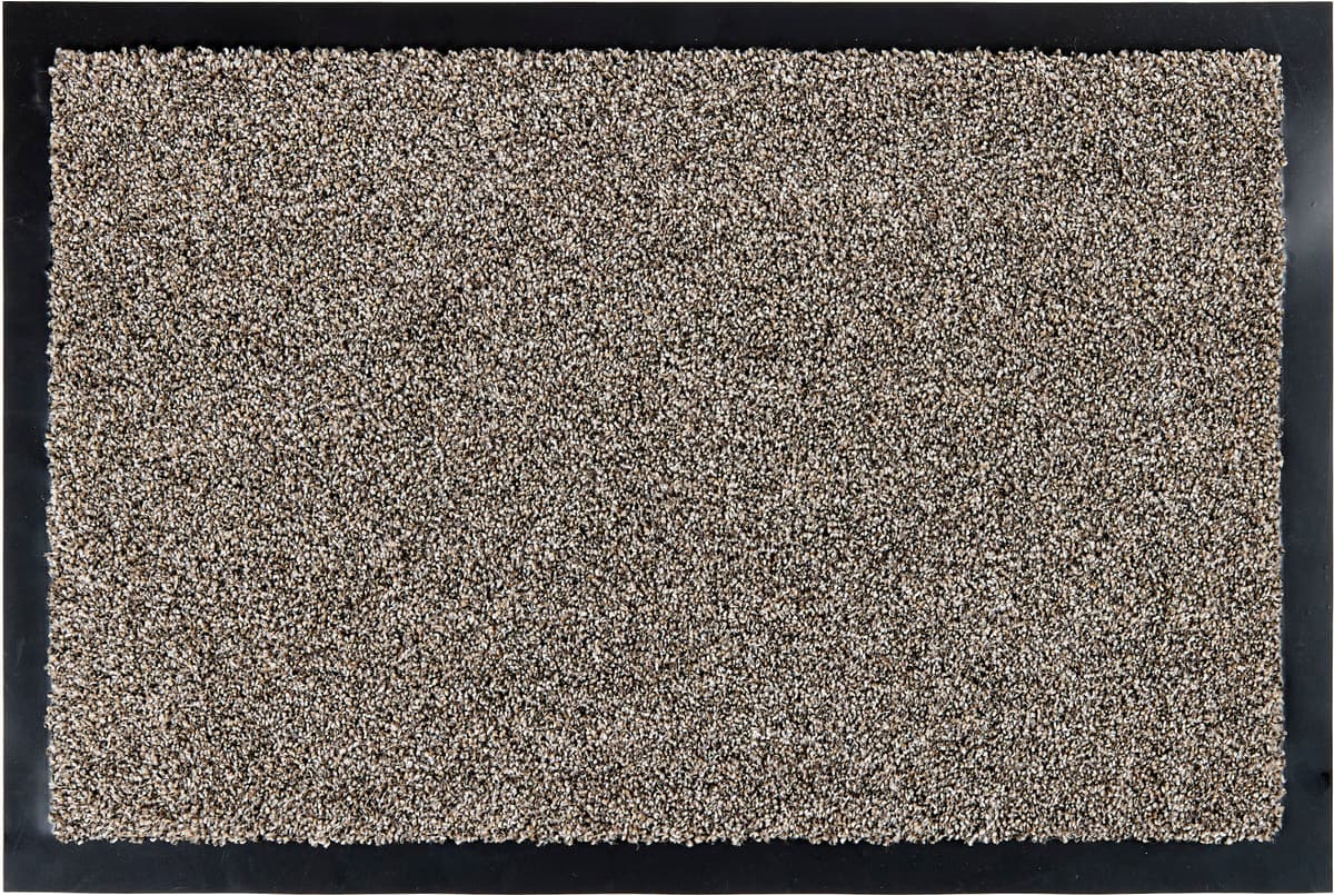 Fussmatte ASTRA "Calcite", braun, B:120cm H:10mm L:180cm, Kunstfaser, Teppiche, Fussmatte, Türmatte, Sauberlaufmatte, rutschfest, meliert, nimmt Schmutz auf braun B : 120cm 1 Stk., 10mm, L: 180cm