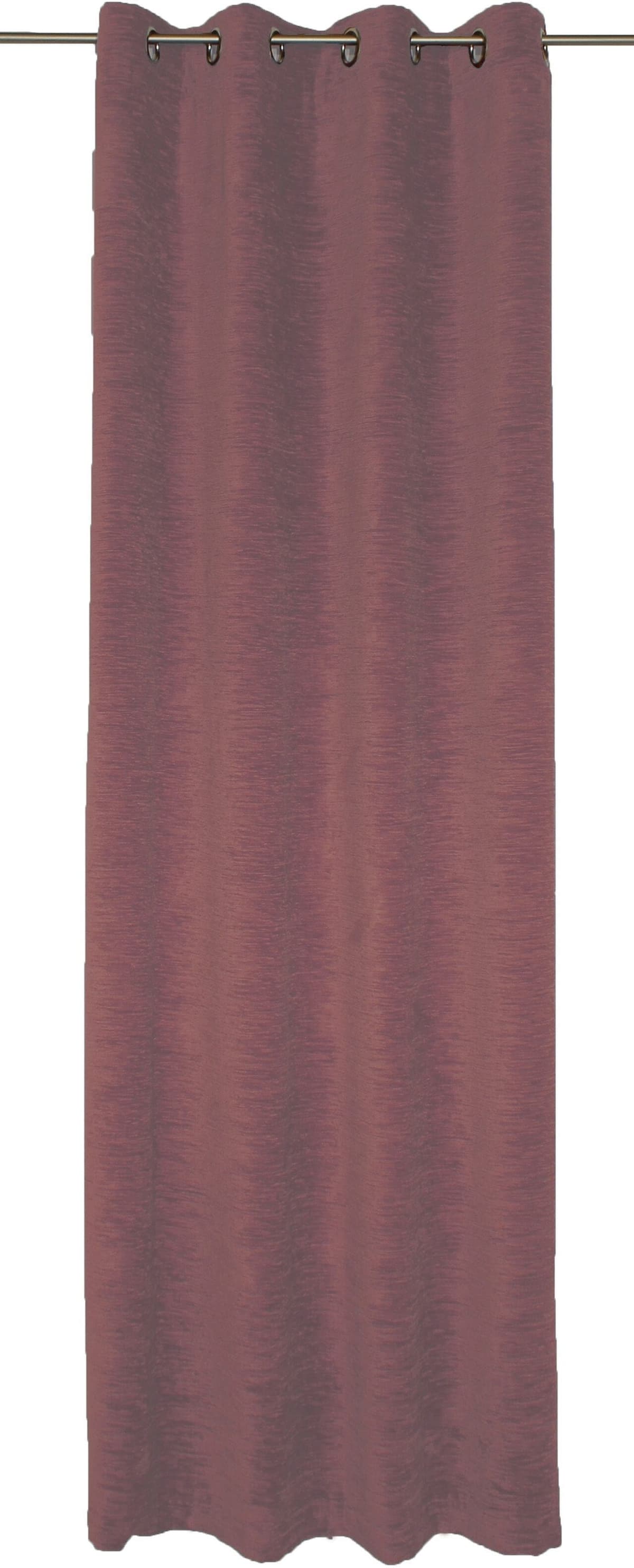 Vorhang WIRTH "Holmsund 288g/qm" Gr. 14, lila (beere), B:270cm H:225cm, Chenille, Polyacryl, Gardinen, Vorhang beere 225cm, Kräuselband, 270cm