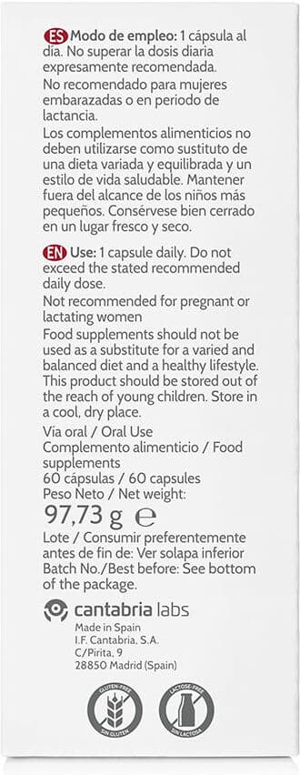 Cantabria Labs Iraltone Aga cápsulas 60 u