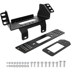 VEVOR Anhängerkupplung Seilwinde Montageplatte, 907–1633 kg Kapazität, Halterung für 2010–2021 Polaris Ranger Rescue-Modelle, mit 3-Loch-Montage, pulverbeschichteter Stahl, schwarz