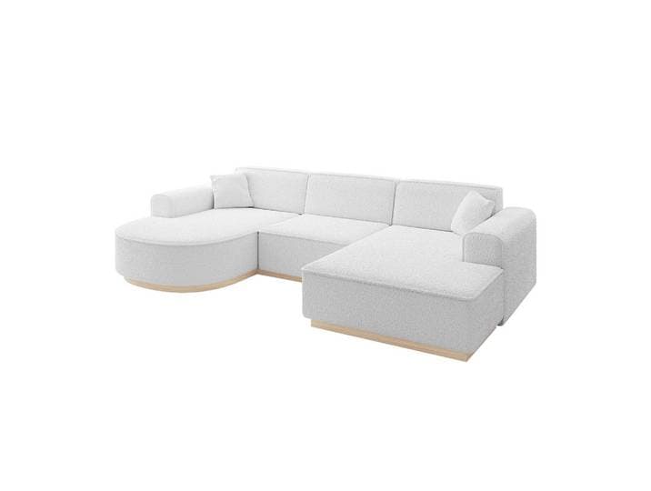 WOHNLANDSCHAFT ARRIO-U1 303x171x83 cm Weiß