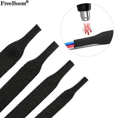 Uplifted Finds PET Braided Cable Sleeve High Performance Heat Shrink Tube & Flame Retardant Wire Wrap 30m 4mm