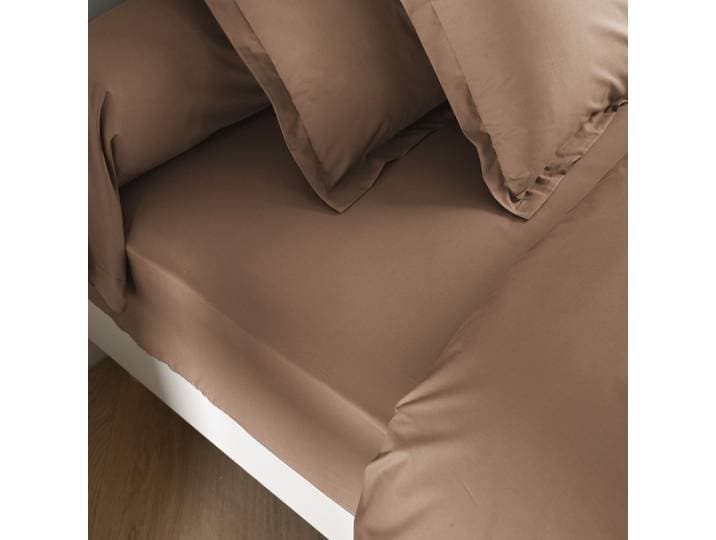 Drap housse coton percale bonnet 30 cm Dune 90x200 - SOMEO