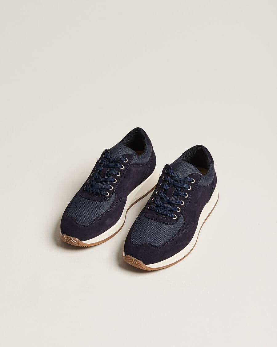 Myrqvist Stensund Running Sneaker Navy Suede men 42 Blå