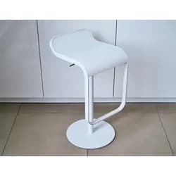lapalma LEM Barhocker 66-79 cm, Gestell weiß lackiert