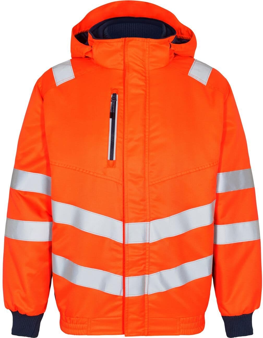 Engel 1247-935 Safety Pilotjakke - Arbejdsjakke - Orange/blue Ink - S