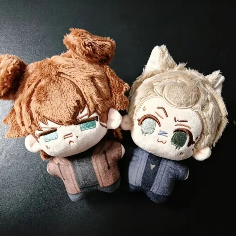 Bandai Supernatural Castiel Plush Pendant SPN Dean Sam Wincest Pendant Plushie Kawaii Backpack Keychain Doll Toy Collect Fans Gift
