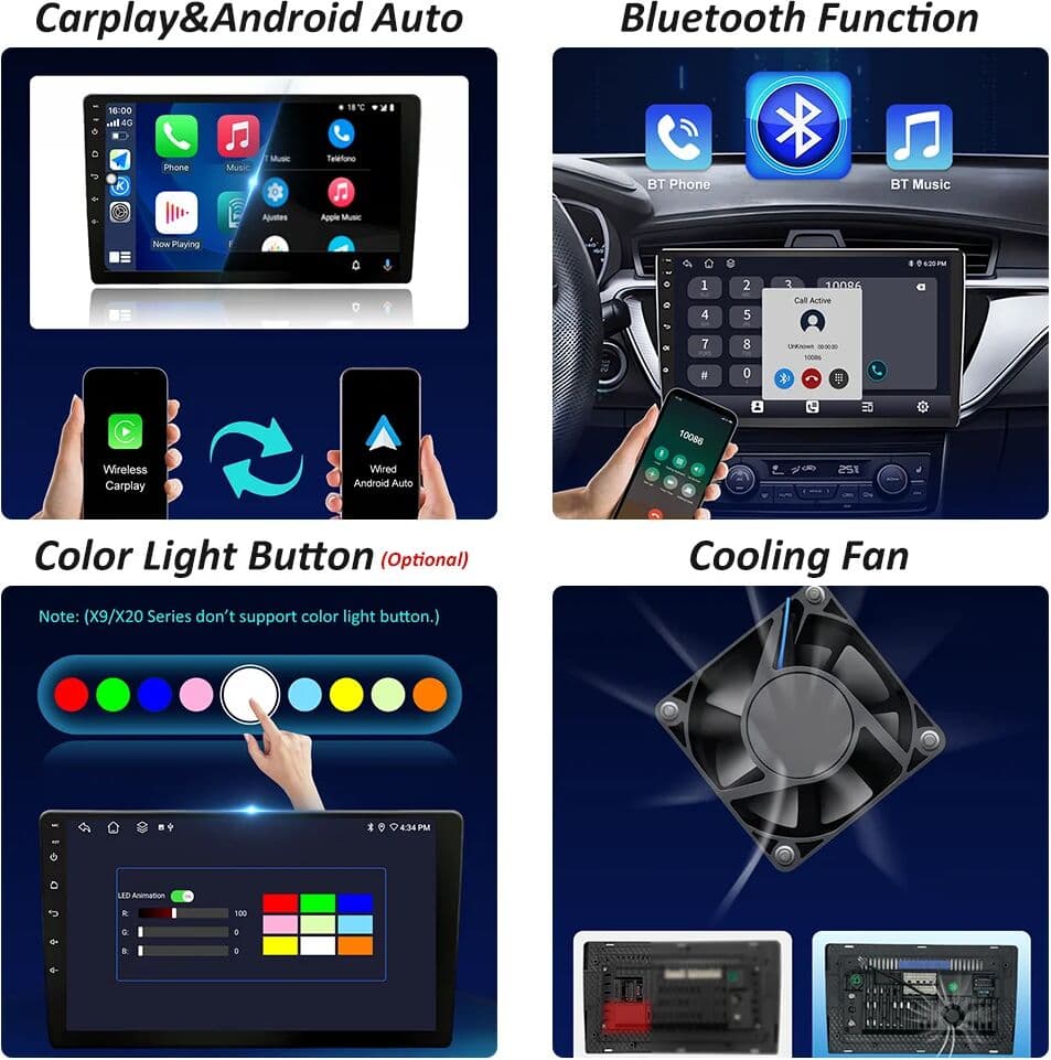 LIARO-NAVI Android 16 for SKODA Yeti 5L 2009 - 2014 Car Audio Multimedia Player QLED Screen Wireless Carplay WiFi Accessories BT